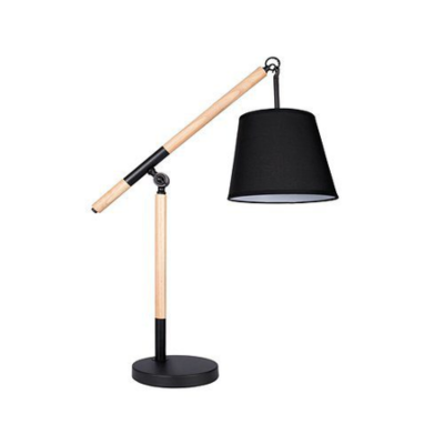 Eiffel table lamp- black and wood