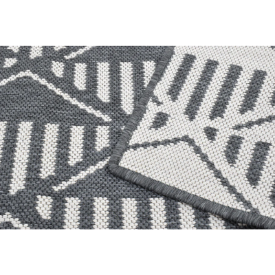 Moonsy rug- grey reversible- 160x240cm - Image 3