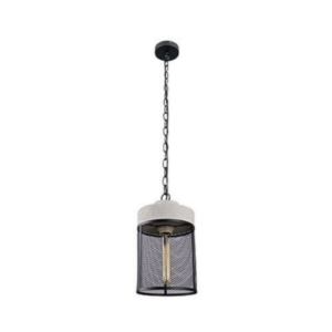 Round pendant- cement