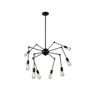 Spider pendant- black