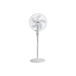 16" Rechargable floor fan - white