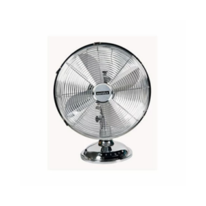 Desk fan- satin chrome