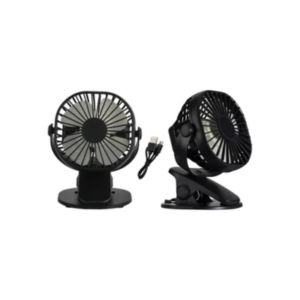 Portable rechargable fan- black
