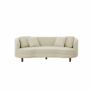 Lucy 3 seater couch almond oil by INHOUSE