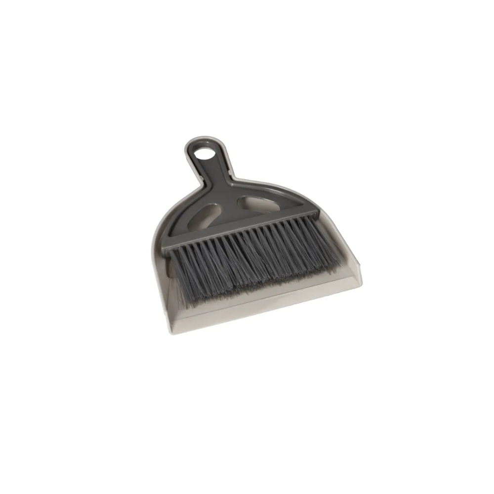 Dustpan and brush set gey