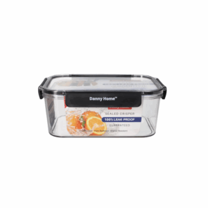 Shatter resistant clear crisper ccontainer with lid 2200ml