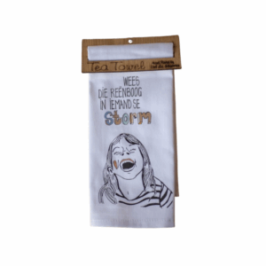 Storm single tea towel