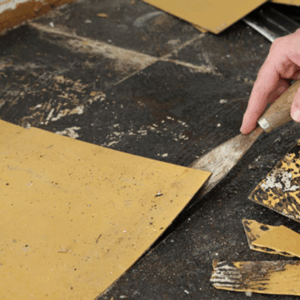 Vinyl flooring removal per m2
