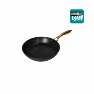Enamel non stick frypan black 24cm