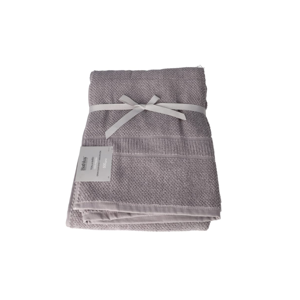 Premium cotton bath sheet 520gsm light grey