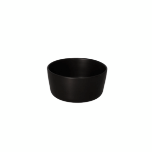 Pilar porcelain cereal bowl black