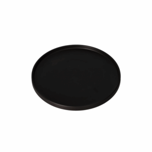 Pilar porcelain dinner plate black