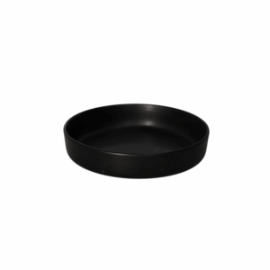 Pilar porcelain pasta bowl black