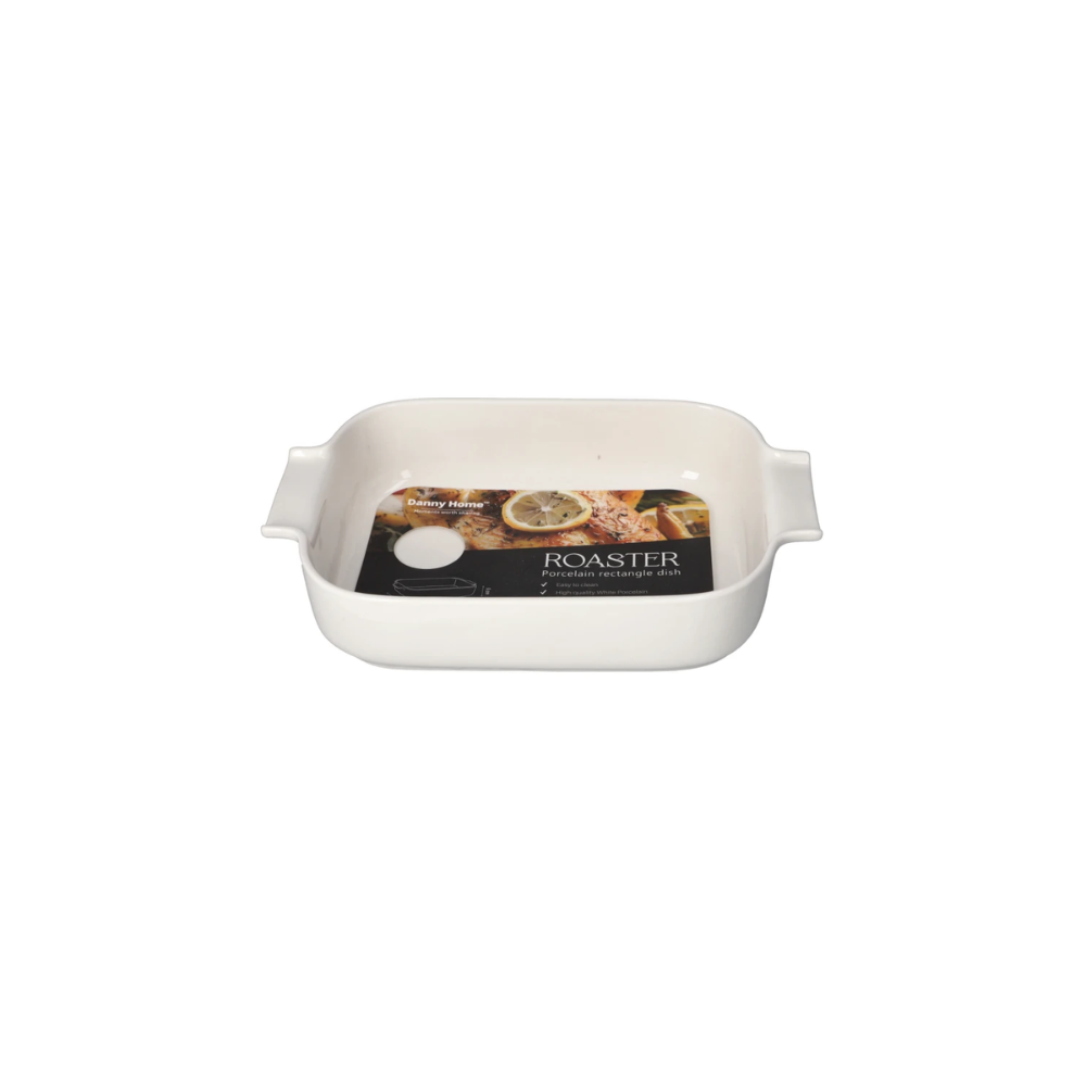 Porcelain rectangular roast dish 28.9cm - Image 2