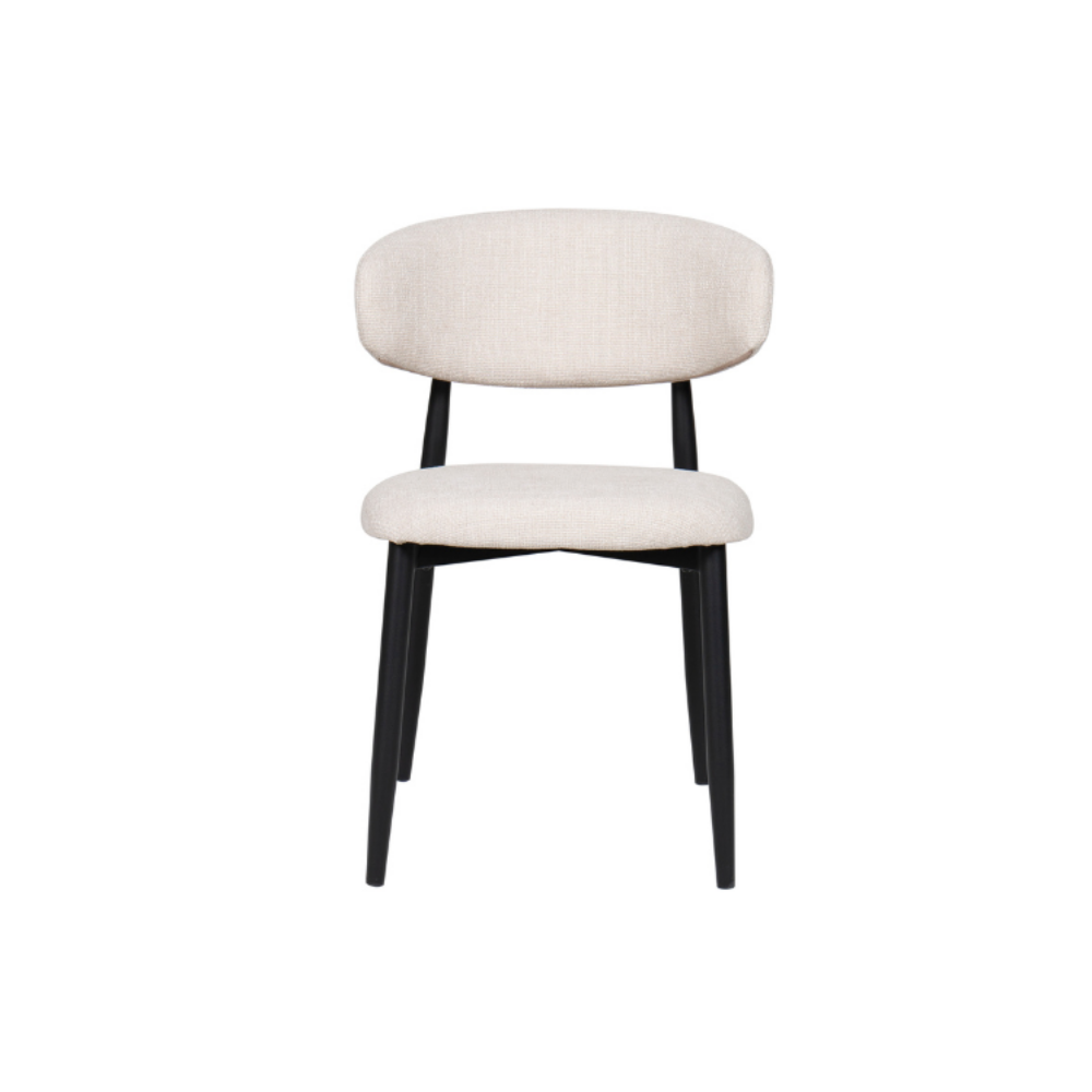 Lucien dining chair cream