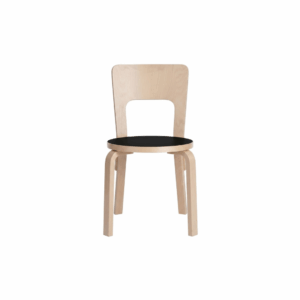 Poly dining chair natural & black